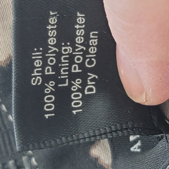 (NWOT) Ann Taylor animal print silky skirt - Picture 4 of 4